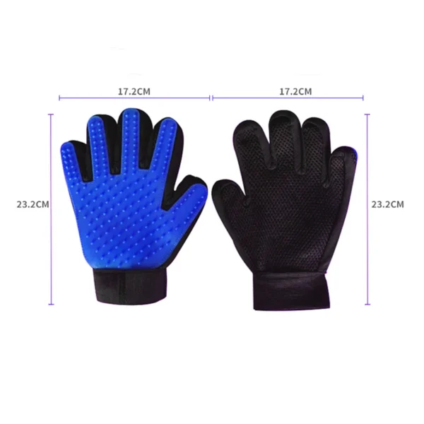 Pet Grooming Glove for Dogs & Cats – Silicone Brush Comb for Hair Removal, Bathing & Cleaning| Dog brush| Cat Brush| - Image 2