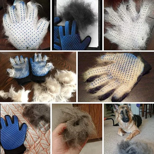 Pet Grooming Glove for Dogs & Cats – Silicone Brush Comb for Hair Removal, Bathing & Cleaning| Dog brush| Cat Brush| - Image 6
