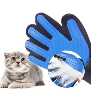 Pet Grooming Glove for Dogs & Cats – Silicone Brush Comb for Hair Removal, Bathing & Cleaning| Dog brush| Cat Brush|