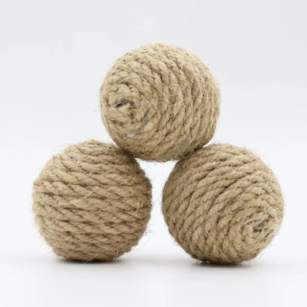 1 Pc Pet Cat Hemp Rope Ball | Rolling Interactive Hand-woven Cat Scratching Toy | Cat Toy ball | - Image 6