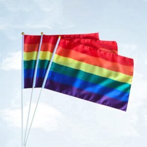 Colorful Rainbow Flag Peace Gay Lesbian Rainbow Flag 60x90 cm Approx| PRIDE