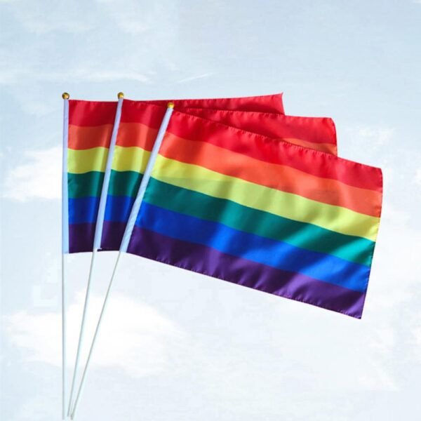 Colorful Rainbow Flag Peace Gay Lesbian Rainbow Flag 60x90 cm Approx| PRIDE