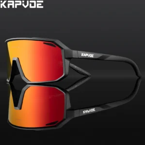 KAPVOE Cycling Glasses – Unisex Sports Outdoor Sunglasses (1 Lens/3Lens Configuration)